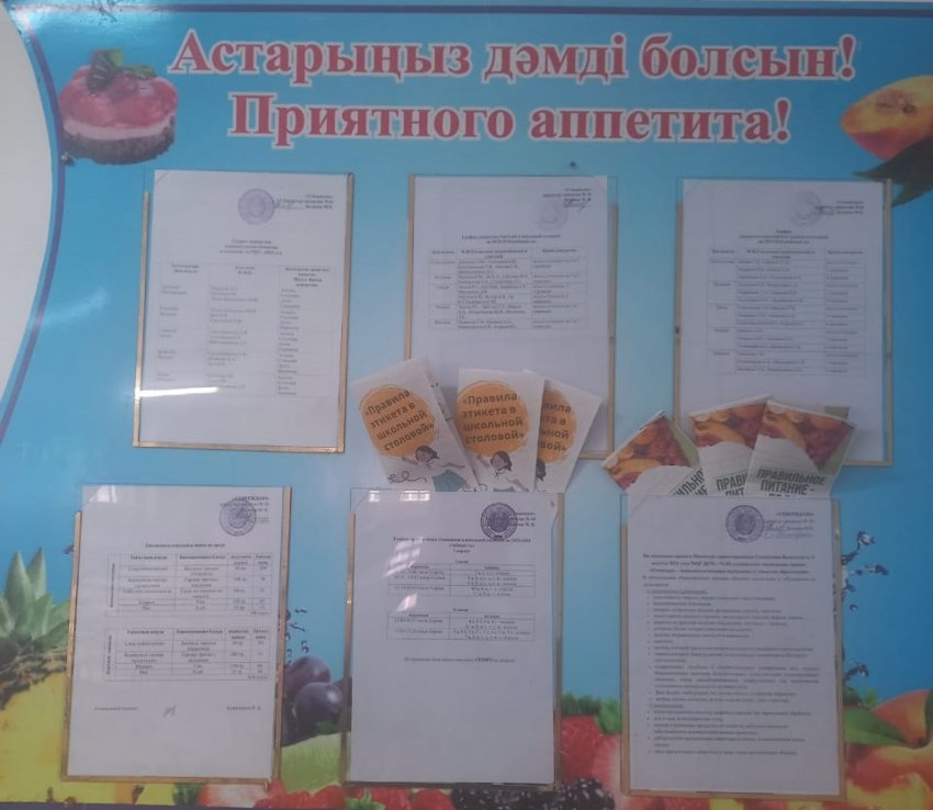 Распространение информативного буклета в школьной столовой, для учащихся 1-11 классов на тему: "Правила этикета в школьной столовой"
